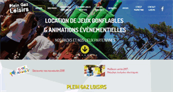 Desktop Screenshot of plein-gaz-loisirs.com